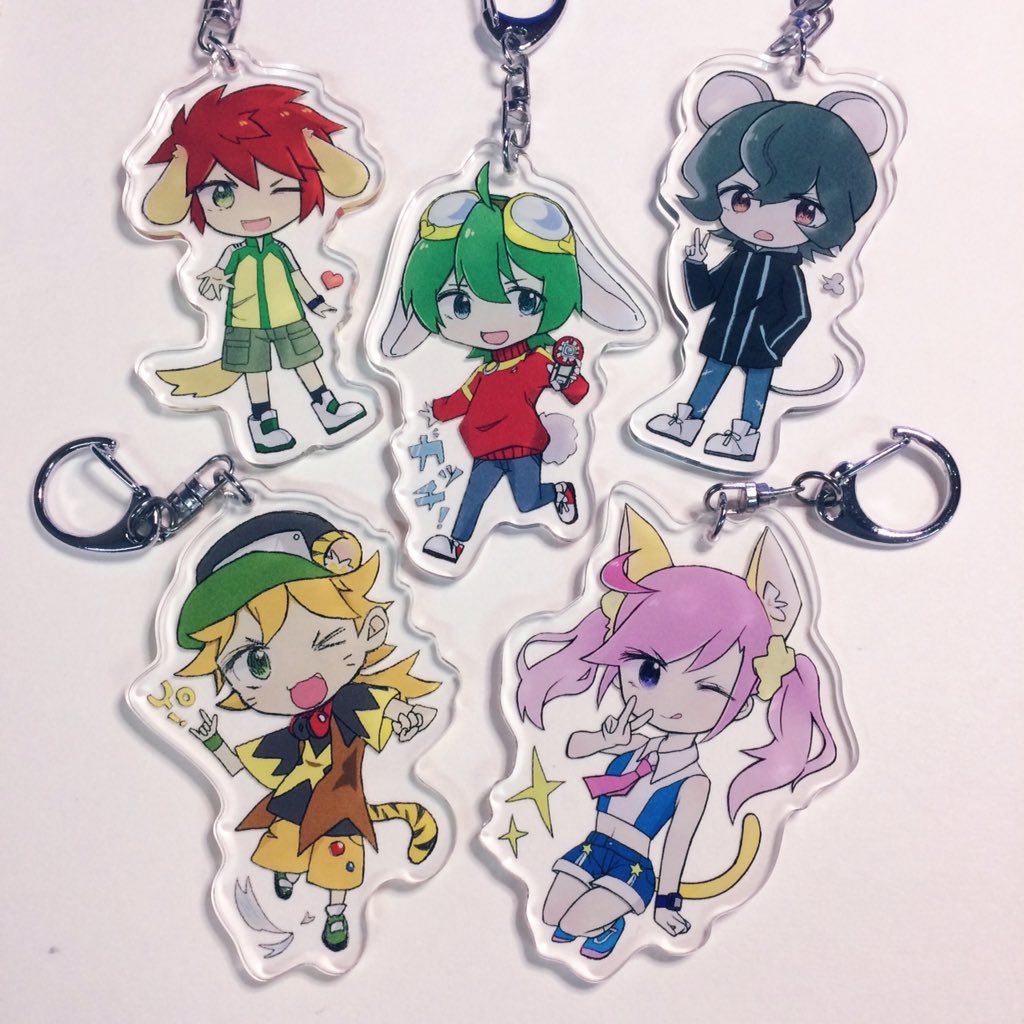 asuka_torajirou charm_(object) digimon digimon_universe:_appli_monsters karan_eri katsura_rei ozora_yujin shinkai_haru tagme