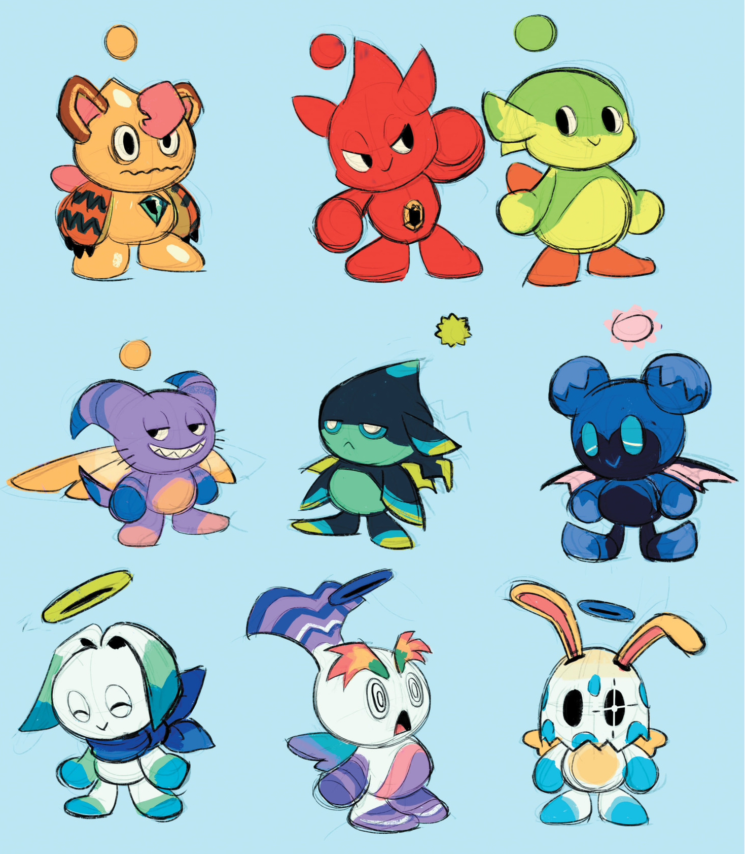 chao_(sonic) highres idw_publishing official_art sega sonic_(series) tagme
