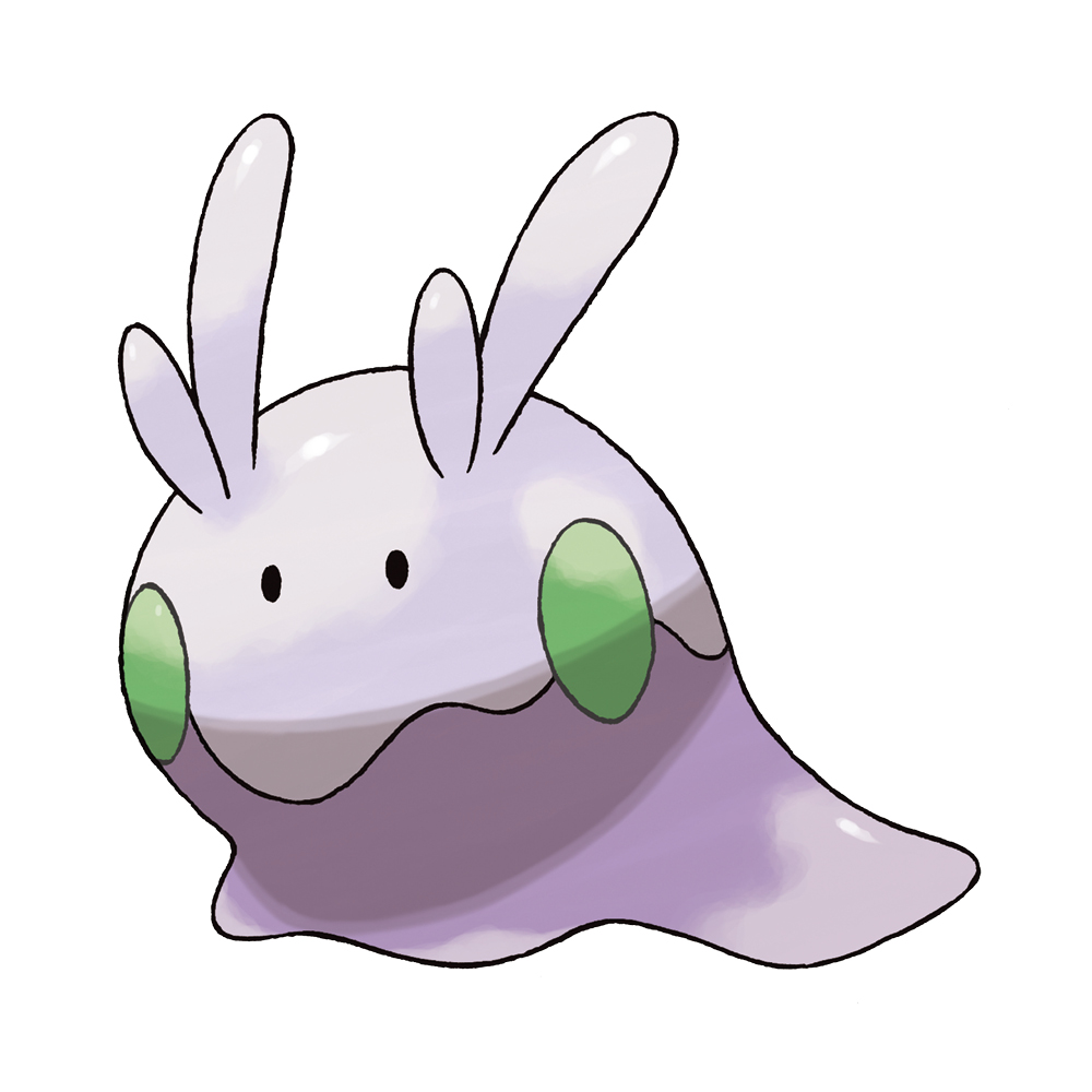 animal_focus closed_mouth full_body gen_6_pokemon goomy nintendo no_humans official_art pokemon pokemon_(creature) pokemon_focus pokemon_xy simple_background solid_oval_eyes solo sugimori_ken third-party_source white_background