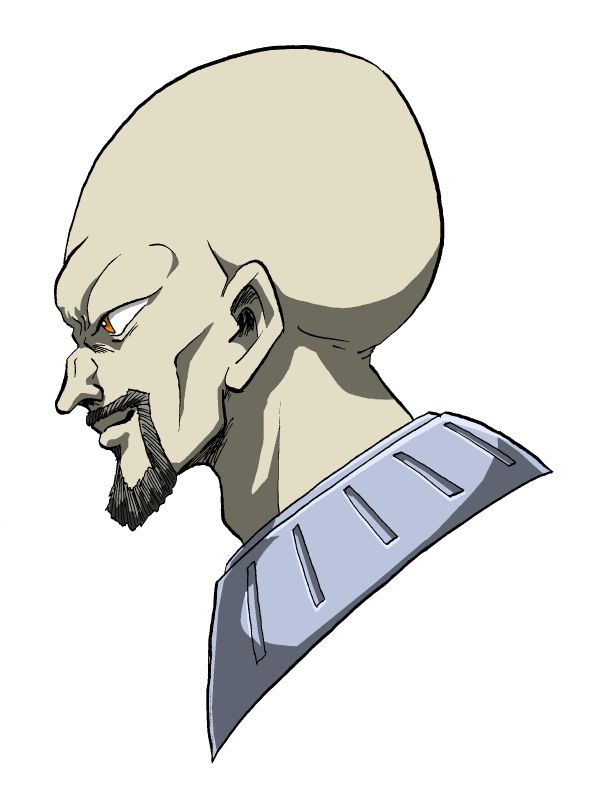 1boy bald beard facial_hair kikou-kai_galient male_focus mardoul paranopoda solo