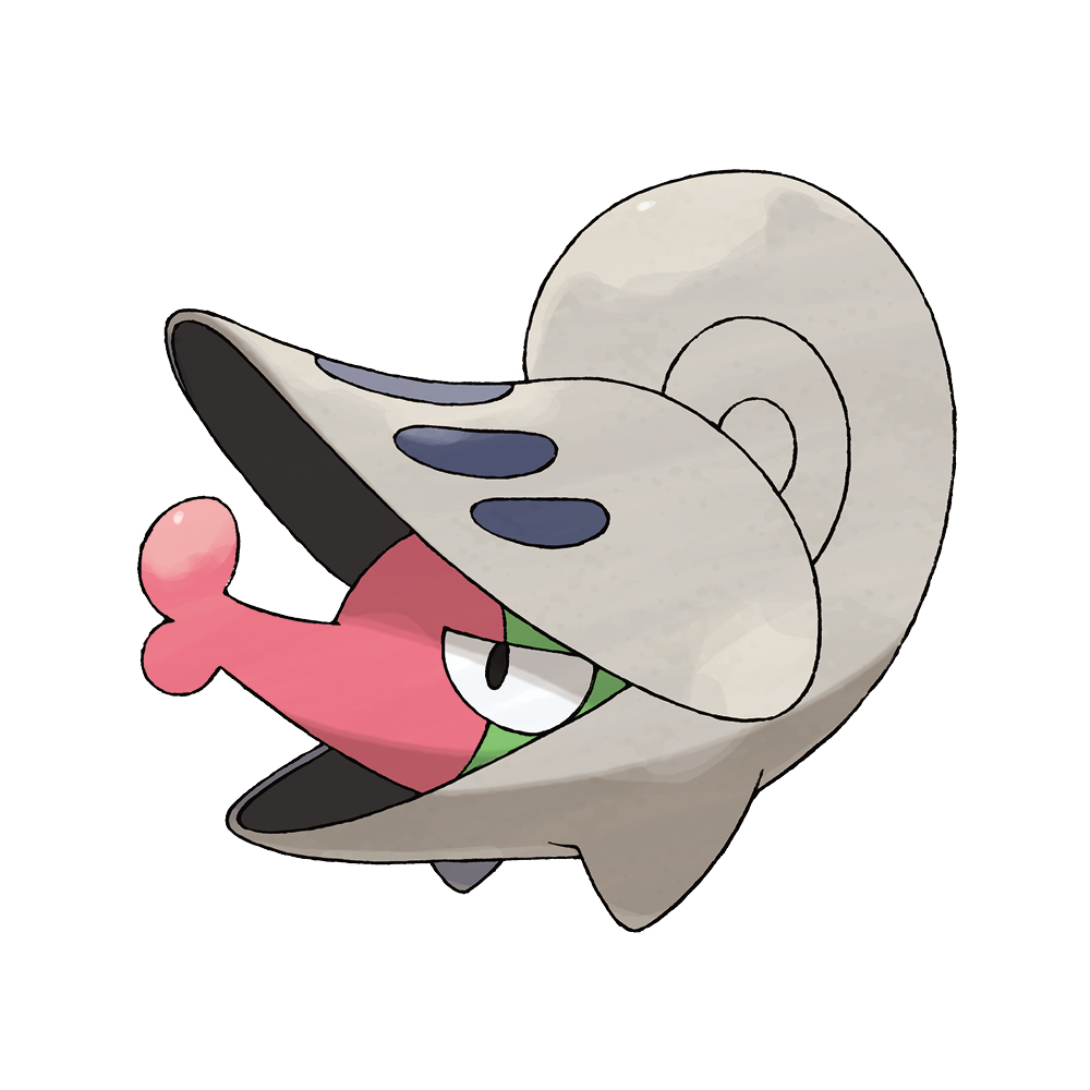 animal_focus artist_request full_body gen_5_pokemon nintendo no_humans official_art pokemon pokemon_(creature) pokemon_bw pokemon_focus shelmet simple_background solo third-party_source white_background