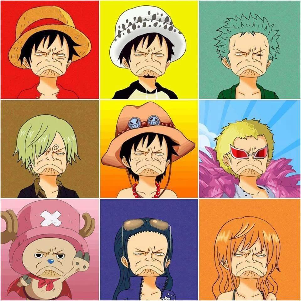 2girls 6+boys andy_warhol aqua_hair artist_request black_hair black_jacket blazer blonde_hair blue_hair blue_shirt cape collarbone collared_shirt cowboy_hat cylinder donquixote_doflamingo eyewear_on_head fine_art_parody freckles frown glasses green_hair hair_over_one_eye hair_slicked_back hat hood hoodie horns jacket jpeg_artifacts long_hair monkey_d._luffy multiple_boys multiple_girls nami_(one_piece) nico_robin nico_robin_(return_to_sabaody) one-eyed one_piece open_clothes open_shirt orange_hair out_of_character parody pink_hat portgas_d._ace red_shirt roronoa_zoro sanji_(one_piece) scar shirt straw_hat sunglasses tony_tony_chopper trafalgar_law unzipped zipper