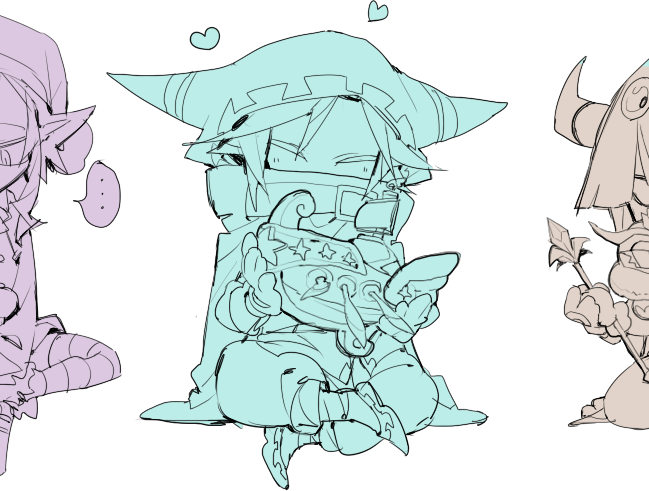 3boys ^_^ animal_ear_hood bandaged_leg bandages belt_buckle belt_collar blue_theme boots buckle cape closed_eyes collar commentary_request covered_mouth crossed_legs extra_ears fake_animal_ears flats full_body gloves happy hat heart higa423 holding holding_toy hood hood_up hooded_jacket horns jacket jester_cap kirby_(series) light_blush long_sleeves lor_starcutter magolor male_focus marx_(kirby) multiple_boys multiple_monochrome nintendo personification pointy_ears pom_pom_(clothes) puffy_pants queen_sectonia scarf short_hair simple_background sitting sleeves_past_fingers sleeves_past_wrists solo_focus striped_clothes striped_thighhighs taranza thighhighs toy toy_boat vest white_background