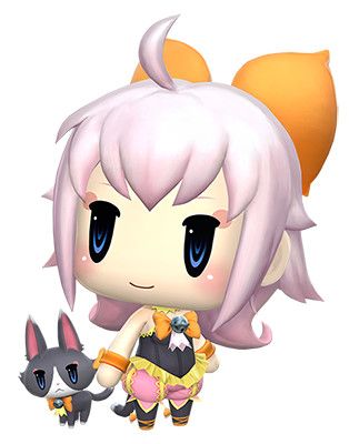 1girl 3d bell blue_eyes bow cat cat_tail chibi final_fantasy final_fantasy_crystal_chronicles final_fantasy_crystal_chronicles:_echoes_of_time lowres ribbon sherlotta tail world_of_final_fantasy