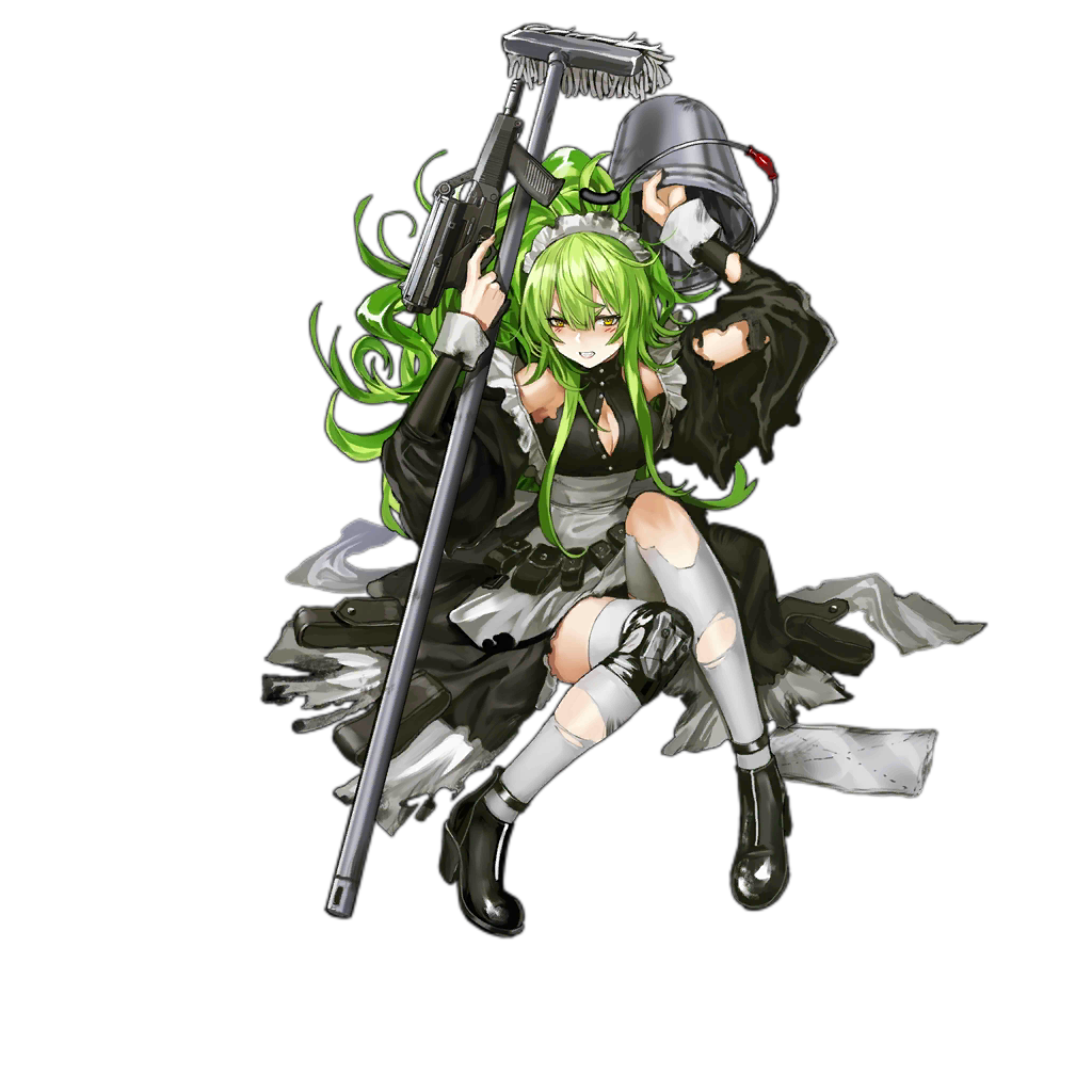 1girl :d apron black_footwear blush breasts bucket calico_light_weapons_systems calico_m950 calico_m950a cheek_pistol clothes_writing collarbone damaged detached_sleeves double-stack_magazine frills full_body girls&#039;_frontline green_hair grey_thighhighs gun hair_between_eyes hand_on_own_hip handgun hands_up head_tilt helical_magazine high-capacity_magazine high_heels holding holding_bucket holding_gun holding_weapon infukun knee_pads long_hair looking_at_viewer m950a_(girls&#039;_frontline) m950a_(home_ec_training)_(girls&#039;_frontline) machine_pistol maid medium_breasts mop official_alternate_costume official_art open_mouth parted_lips pistol pouch puffy_sleeves shirt sidelocks single_knee_pad sitting skirt sleeveless sleeveless_shirt smile solo stubby_grip submachine_gun thighhighs torn_clothes torn_thighhighs transparent_background trigger_discipline twintails unbuttoned unbuttoned_shirt vertical_forward_grip wavy_hair weapon yellow_eyes