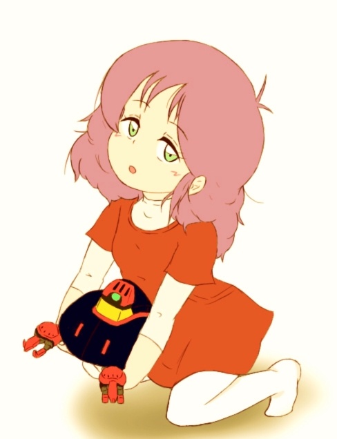 aged_down artist_request baund_doc child green_eyes gundam purple_hair rosamia_badam solo zeta_gundam