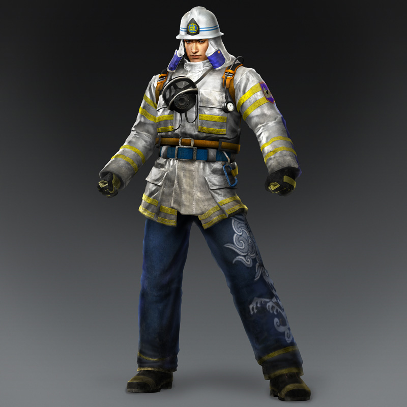 alternate_costume firefighter firemen helmet shin_sangoku_musou tagme xu_huang