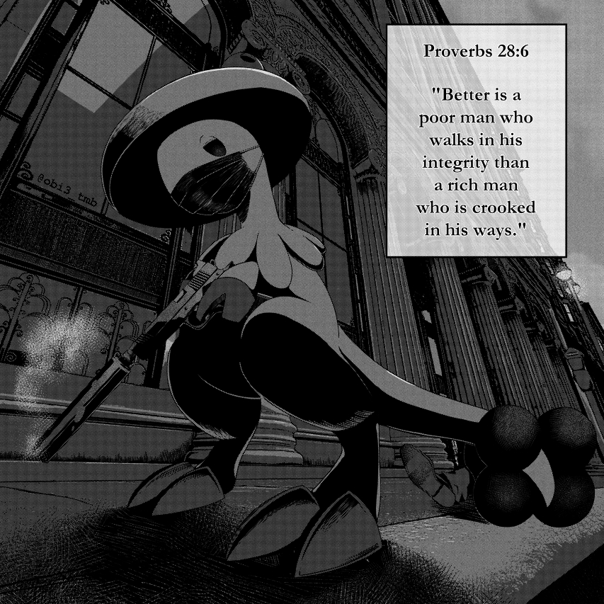 1boy bible_verse breloom death english_text gen_3_pokemon greyscale gun handgun holding holding_gun holding_weapon killing_of_brian_thompson mask monochrome mouth_mask nintendo obi3 outdoors pokemon pokemon_(creature) suppressor surgical_mask weapon