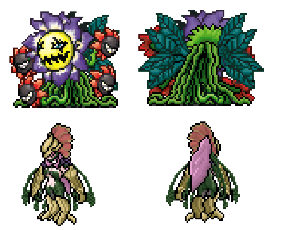 breasts ceresmon ceresmon_medium digimon digimon_(creature) flower mask sharp_teeth teeth tentacles thorns underboob