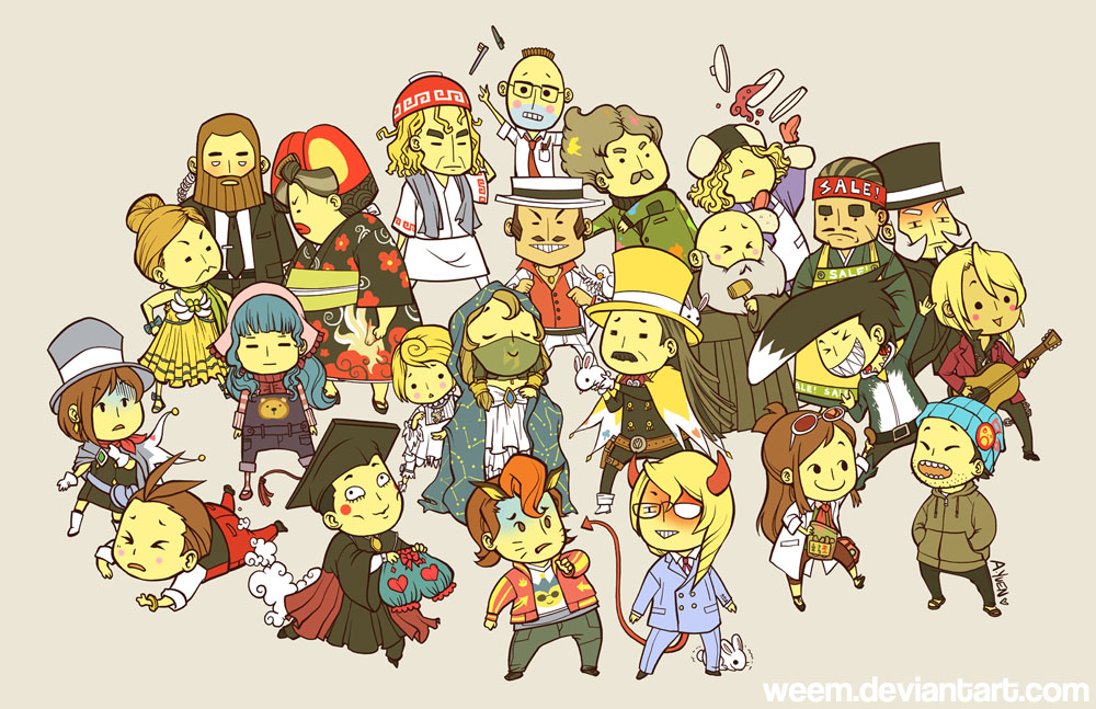 6+boys 6+girls ace_attorney alita_tiala alternate_costume apollo_justice apollo_justice:_ace_attorney capcom chibi daryan_crescend drew_misham ema_skye everyone guy_eldoon klavier_gavin kristoph_gavin lamiroir_(ace_attorney) machi_tobaye magnifi_gramarye multiple_boys multiple_girls olga_orly phoenix_wright plum_kitaki romein_letouse shaded_face spark_brushel trucy_wright valant_gramarye vera_misham weem_(deviantart) wesley_stickler winfred_kitaki wocky_kitaki zak_gramarye