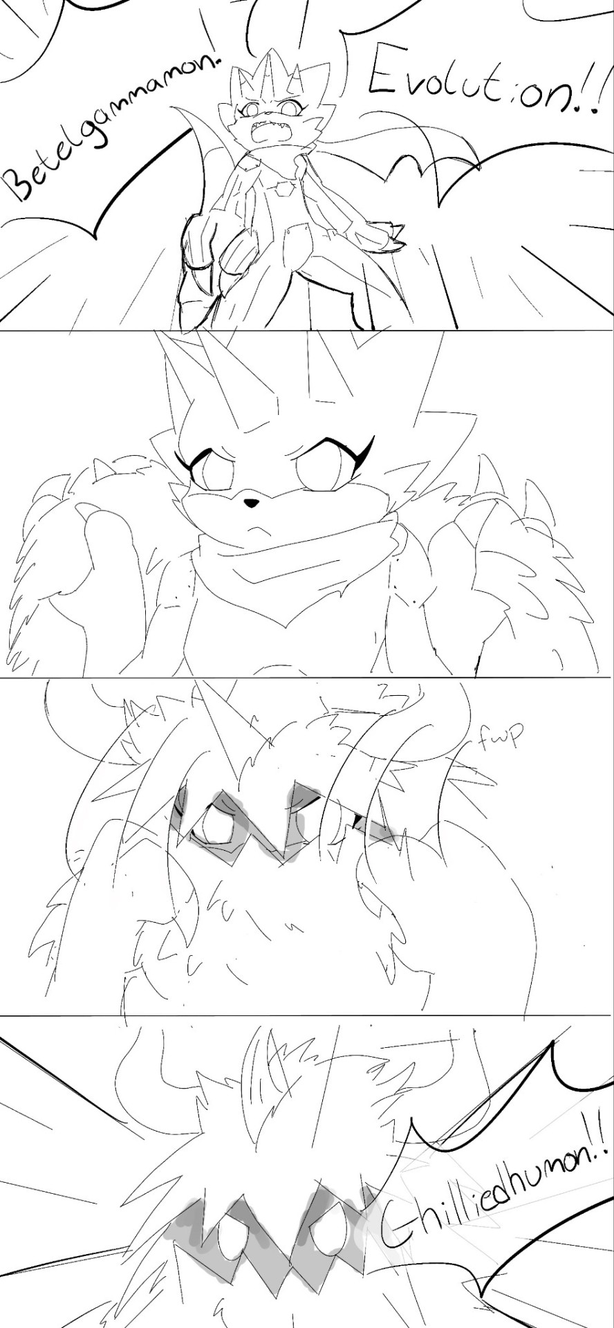angry betelgammamon digimon digimon_(creature) evolution ghilliedhumon horns leaf