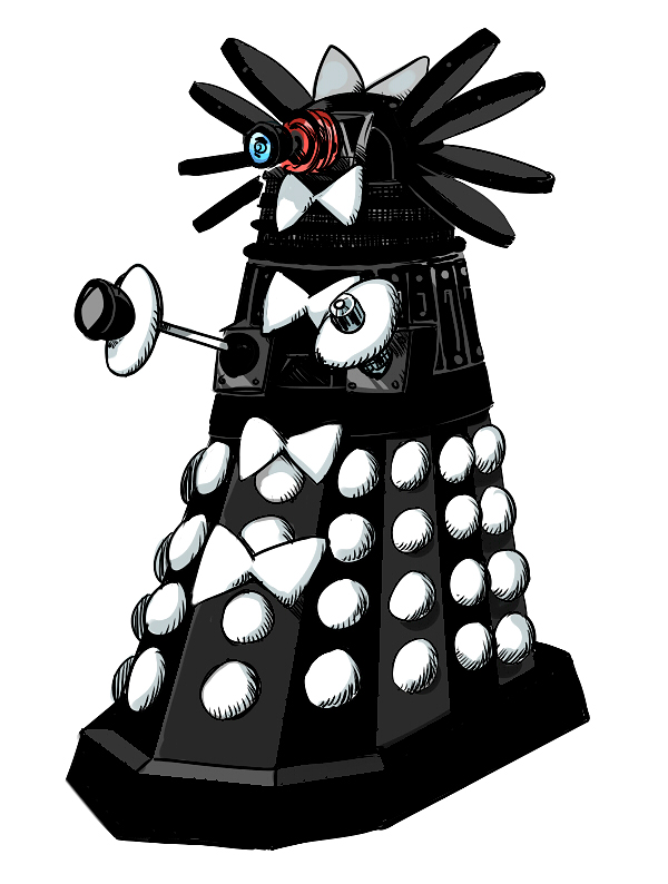 bow crossover dalek doctor_who gen_5_pokemon gothitelle gun machine nintendo pokemon pokemon_(creature) weapon what