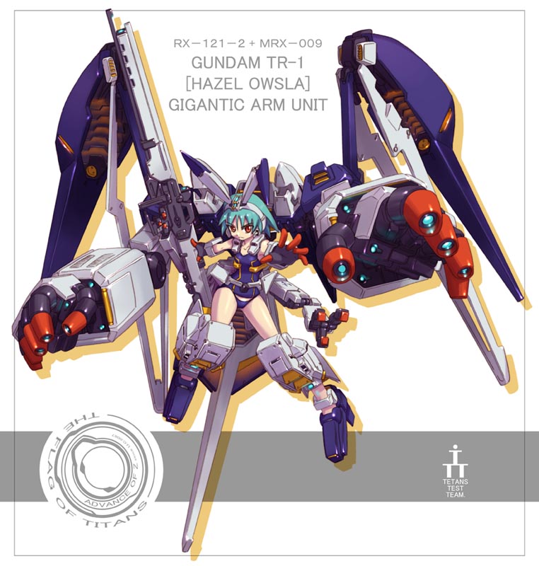 advance_of_zeta green_hair gundam gundam_girl mecha mecha_musume red_eyes robot zeta_gundam