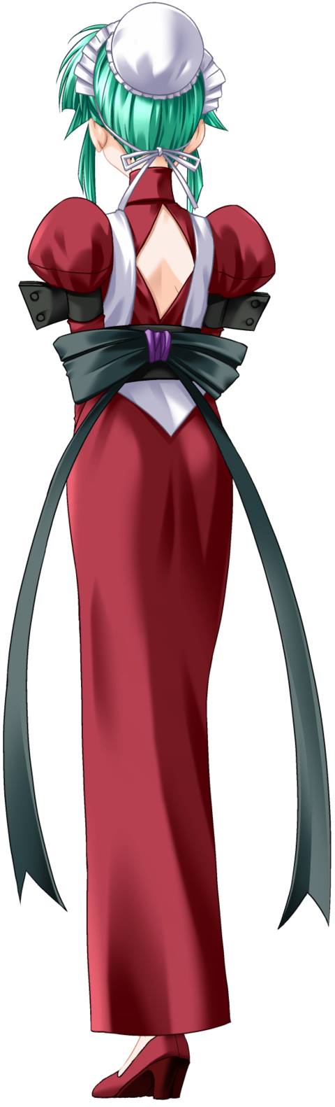 1girl bodysuit bun_cover female_focus fortified_suit full_body green_hair high_heels highres mecha_pilot_suit moon muv-luv muv-luv_alternative pilot_suit solo tsukuyomi_mana