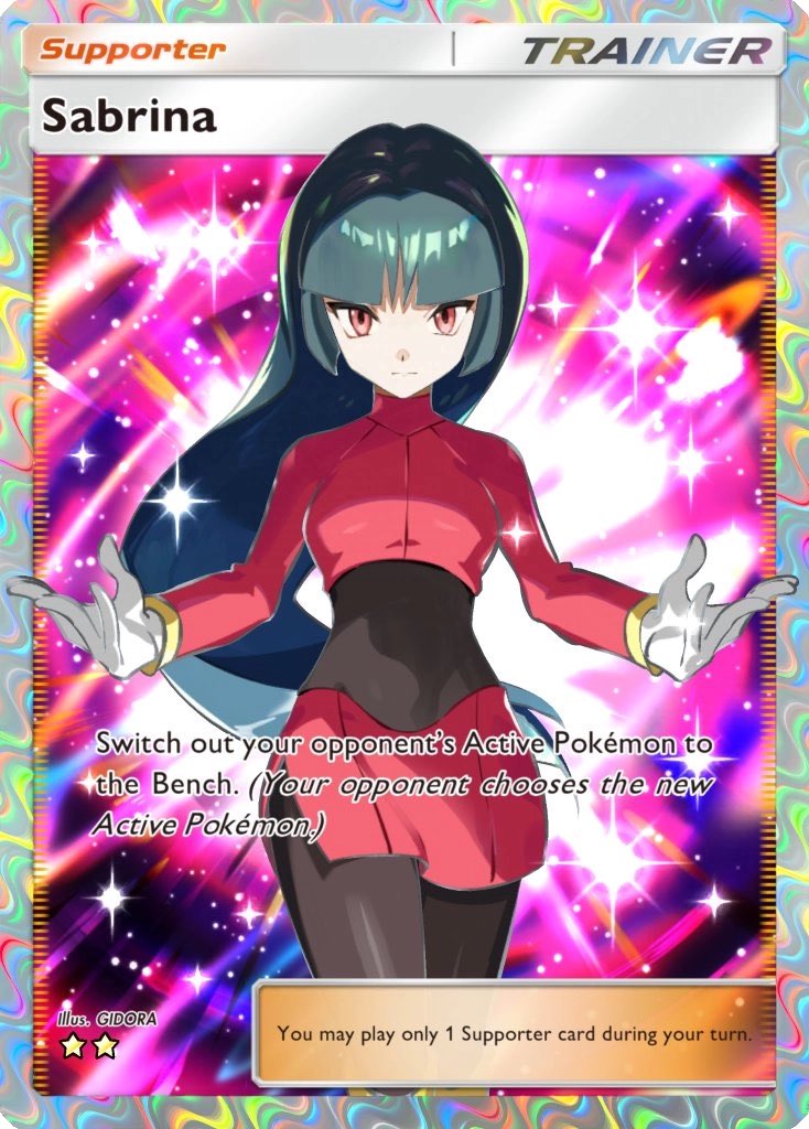 1girl blue_hair blunt_bangs bodysuit bodysuit_under_clothes breasts card_(medium) character_name creatures_(company) crop_top cropped_jacket game_freak gloves grey_hair jacket king_gidora long_hair long_sleeves nintendo non-web_source official_art pencil_skirt pokemon pokemon_card pokemon_frlg pokemon_tcg pokemon_tcg_pocket red_eyes red_jacket red_skirt sabrina_(pokemon) side_slit skirt solo straight_hair trading_card turtleneck turtleneck_jacket white_gloves