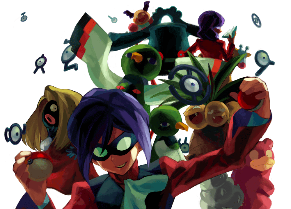 00s 1990s_(style) 2boys bad_id bad_pixiv_id book bronzong creatures_(company) elite_four exeggutor game_freak gen_1_pokemon gen_2_pokemon gen_4_pokemon holding holding_poke_ball jynx lucian_(pokemon) mask mr._mime multiple_boys nintendo poke_ball pokemon pokemon_(creature) pokemon_gsc pokemon_hgss purple_hair retro_artstyle slowbro ucchii unown unown_! unown_a unown_g unown_h unown_o unown_p unown_s unown_t unown_w will_(pokemon) xatu
