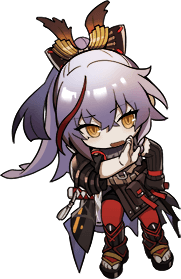 akafuyu_(arknights) arknights armor artist_request black_shoes deformed full_body hair_between_eyes japanese_armor katana long_sleeves lowres multicolored_hair no_nose official_art open_mouth pants platform_footwear pouch purple_hair red_hair red_pants rejection ringed_eyes shoes stop_(gesture) streaked_hair sword transparent_background weapon yellow_eyes