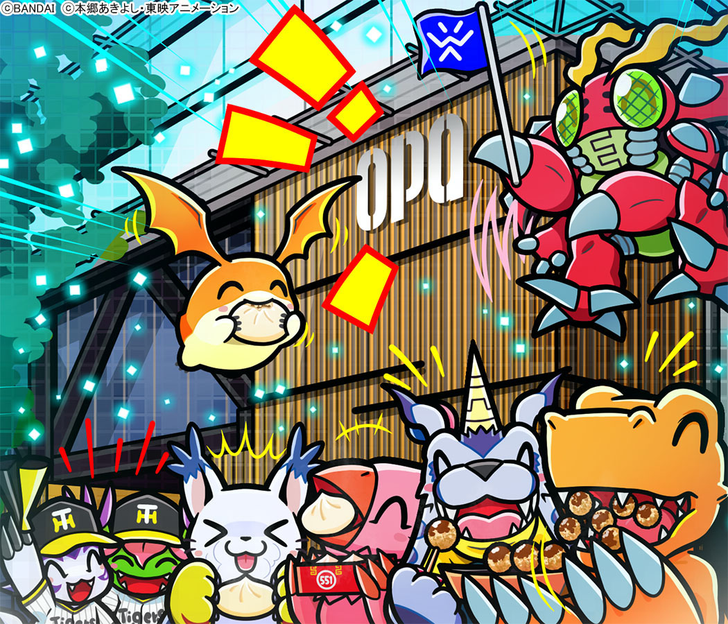agumon bird bug cat digimon digimon_(creature) gabumon gomamon official_art palmon patamon piyomon reptile tailmon tentomon wings