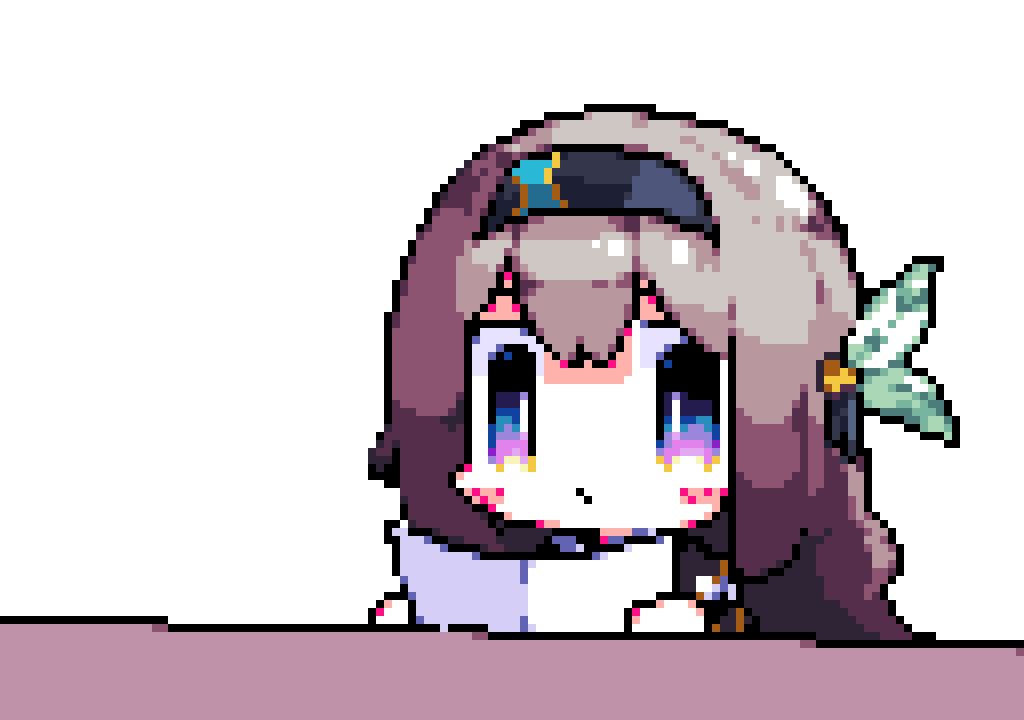 >_< 1girl ^^^ animated animated_gif attack_trail bisected black_headband bug chibi chibi_only cockroach destruction downvote_(downvote_me) dust_cloud explosion firefly_(honkai:_star_rail) grey_hair hair_ornament headband honkai:_star_rail honkai_(series) insect neckerchief pixel_art planet rolled_up_newspaper rubble wing_hair_ornament yellow_neckerchief