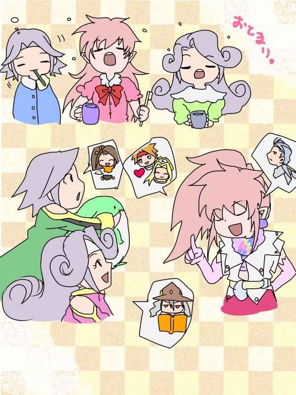 arche_klein chester_burklight claus_f._lester cress_albane dio_(tales) fujibayashi_suzu kuruuru mel_(tales) mint_adenade tales_of_(series) tales_of_phantasia tales_of_phantasia:_narikiri_dungeon tales_of_phantasia:_narikiri_dungeon_x