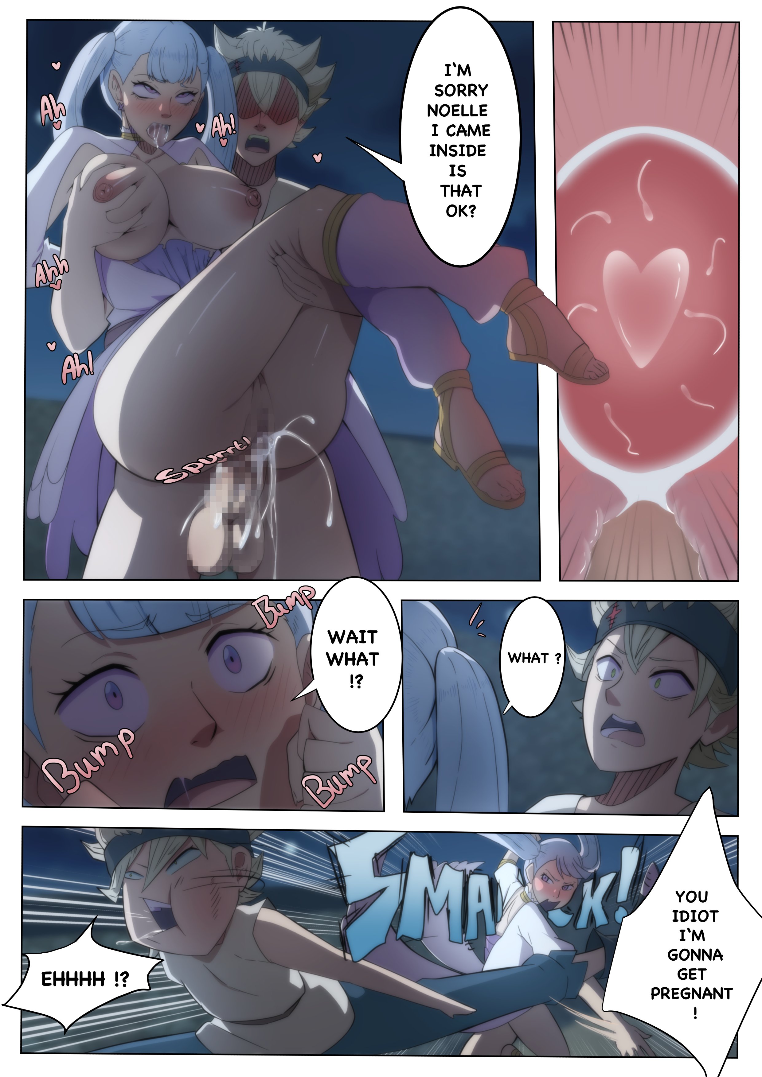 Noelle consumed by erotic heat