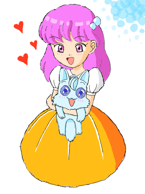 1990s_(style) akazukin_chacha marin_(marine-sky-earth) retro_artstyle riiya tagme wolf