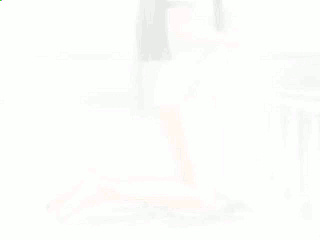 1990s_(style) animated animated_gif black_hair blue_eyes bouncing_breasts breasts datsuijan dragon_knight_(elf) dragon_knight_4 elf_all_stars_datsuijan_3 long_hair lowres marian_(dragon_knight) panties qvga retro_artstyle tagme topless_female underwear undressing