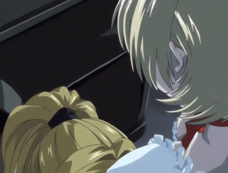 00s 1futa 1girl 2007 american animated animated_gif bible_black bible_black_new_testament blush bow breasts choker fellatio futa_with_female futanari high_ponytail irrumatio jody_crowley kneeling large_breasts lipstick magic makeup mind_control motor_vehicle night nightgown oral outdoors over-the-shoulder penis ponytail saeki_kaori shin_bible_black standing tagme van wet