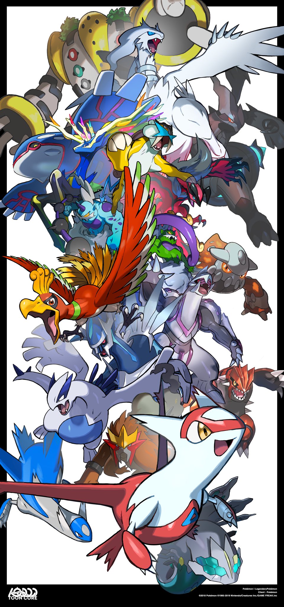 alternate_color credits dialga entei gen_2_pokemon gen_3_pokemon gen_4_pokemon gen_5_pokemon gen_6_pokemon groudon heatran highres ho-oh kyogre latias latios legendary_pokemon lugia nintendo no_humans palkia pokemon pokemon_(creature) raikou regigigas reshiram shiny_pokemon thundurus thundurus_(incarnate) tokiya tornadus tornadus_(incarnate) xerneas yveltal zekrom zygarde zygarde_(50%)