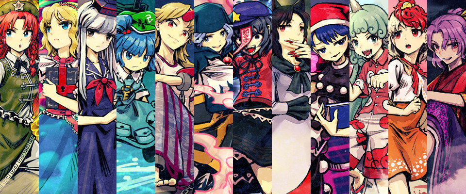 6+girls alice_margatroid animal animal_ears animal_on_head baggy_pants belt beret bird bird_on_head black_bow black_bowtie black_dress black_footwear black_hair black_ribbon black_skirt blonde_hair blue_dress blue_eyes blue_hair blue_hat blue_hood blush book bow bowl bowtie braid brown_eyes brown_footwear brown_hair buttons capelet chain chinese_clothes claws clenched_hands closed_mouth cloud_print collared_dress collared_shirt commentary_request cowboy_shot cuffs dark_blue_hair doremy_sweet dress frills gem green_eyes green_hair green_hat green_skirt green_vest hair_between_eyes hair_bobbles hair_ornament hair_ribbon hairband half-closed_eyes hand_on_own_face hand_up haori hat hat_ornament holding holding_book holding_bowl hong_meiling hood horns hoshiguma_yuugi imaizumi_kagerou japanese_clothes jewelry kamishirasawa_keine kawashiro_nitori key key_necklace komakusa_sannyo komano_aunn kumoi_ichirin leaf_print long_hair long_sleeves looking_at_viewer looking_to_the_side maple_leaf_print meandros meimaru_inuchiyo miyako_yoshika multicolored_hair multiple_girls neck_ribbon neckerchief necklace nightcap niwatari_kutaka on_head open_clothes open_mouth orange_dress pants parted_bangs pink_belt pocket pom_pom_(clothes) ponytail puffy_short_sleeves puffy_sleeves purple_hair purple_hat purple_skirt red_eyes red_gemstone red_hair red_hairband red_hat red_neckerchief red_shirt ribbon sailor_collar sandals sharp_teeth shirt short_hair short_sleeves short_twintails shorts sidelocks single_horn sitting skirt skirt_set smile smoke stage_connection standing standing_on_one_leg star_(symbol) star_hat_ornament talisman teeth touhou twin_braids twintails two-tone_dress two-tone_hair very_short_hair vest visor_cap water wavy_hair white_capelet white_dress white_hair white_pants white_shirt white_shorts wolf_ears wolf_girl yellow_ribbon