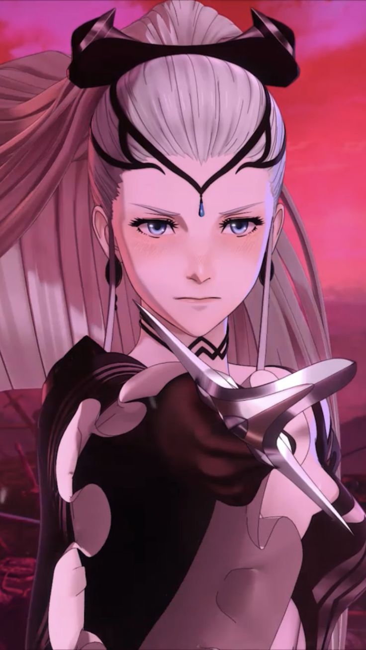 blue_eyes dress earrings eir_(fire_emblem) fire_emblem gloves highres jewelry long_hair long_sleeves nintendo ponytail white_hair