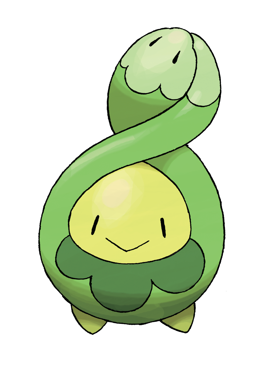 :&gt; budew closed_mouth full_body gen_4_pokemon highres nintendo no_humans official_art pokemon pokemon_(creature) pokemon_dppt pokemon_focus smile solo sugimori_ken third-party_source transparent_background |_|