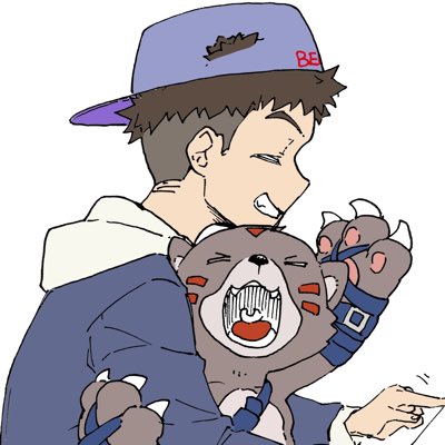 bear bearmon belt closed_eyes digimon hat lowres natsuyagi_kazuma smile