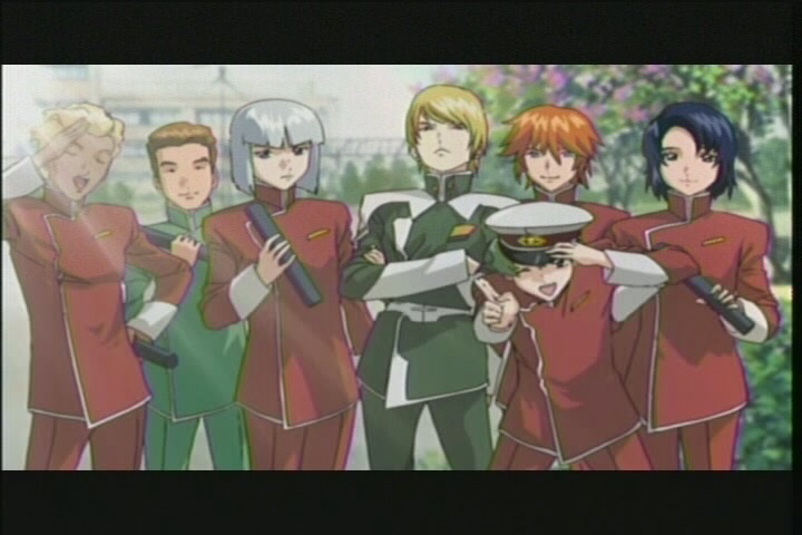 00s athrun_zala dearka_elsman diploma gundam gundam_seed miguel_aiman military military_uniform nicol_amafli rusty_mackenzie salute yzak_joule zaft