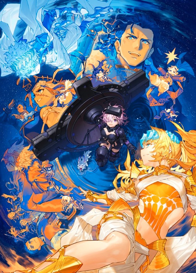 6+boys 6+girls ahoge altera_(fate) altera_the_santa_(fate) armlet armor armored_leotard artoria_pendragon_(fate) bare_shoulders baseball_cap black_armor black_gloves black_hair black_headwear black_leotard black_scrunchie black_shirt blonde_hair blue_eyes blue_hair blue_jacket blue_scarf blue_theme bomber_jacket bow bowtie bracer braid breasts bright_pupils brother_and_sister brown_hair cape castor_(fate) chakram chibi child cleavage closed_eyes collar detached_sleeves diadem dress earmuffs electric_guitar eyepatch facial_hair fate/grand_order fate_(series) formal_clothes fou_(fate) francis_drake_(fate) french_braid from_side glasses gloves glowing goatee goggles goggles_on_head gorget gradient_hair green_eyes grey_eyes guitar gun hair_between_eyes hair_bun hair_over_one_eye hair_slicked_back hair_through_headwear hat head-mounted_display headpiece holding holding_shield instrument ishtar_(fate) jacket jeanne_d&#039;arc_alter_(fate) jewelry large_breasts leotard long_hair long_sideburns long_sleeves looking_at_another looking_at_viewer looking_away lord_camelot_(fate) magnifying_glass mash_kyrielight mash_kyrielight_(ortenaus) medium_breasts medium_hair metal_collar mittens multicolored_hair multicolored_leotard multiple_boys multiple_girls muscular muscular_male mysterious_heroine_x_(fate) mysterious_heroine_x_alter_(fate) mysterious_idol_x_alter_(fate) mysterious_ranmaru_x_(fate) napoleon_bonaparte_(fate) nikola_tesla_(fate) off_shoulder official_art open_mouth orange_theme pantyhose parted_bangs pink_hair pinstripe_pattern pinstripe_suit pirate pirate_hat plectrum pollux_(fate) ponytail purple_dress purple_eyes purple_hair robe routo scar scar_on_face scarf scrunchie sharp_teeth sheep sherlock_holmes_(fate) shield shirt short_hair short_sleeves shorts shoulder_armor siblings sideburns sidelocks sky small_breasts smile smoking_pipe space space_ishtar_(fate) space_ishtar_(first_ascension)_(fate) spacesuit star_(sky) star_(symbol) starry_sky striped suit teeth textless_version thighhighs thighs track_jacket twins two-tone_hair two_side_up upper_teeth_only veil very_long_hair visor_lift voyager voyager_(fate) voyager_(third_ascension)_(fate) water weapon white_gloves white_hair white_jacket white_robe wolfgang_amadeus_mozart_(fate) yellow_eyes yellow_scarf yellow_theme