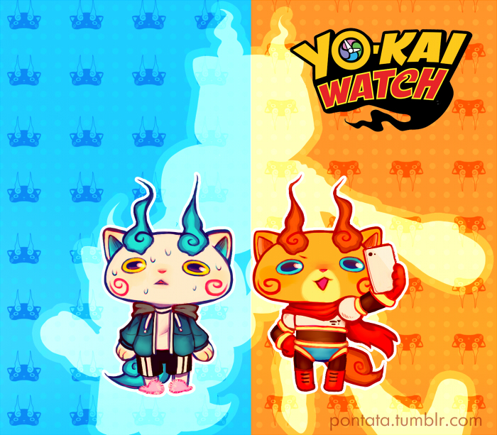 brothers cellphone copyright_name cosplay gloves hand_on_own_hip hood hoodie komajirou komasan no_humans papyrus_(undertale) papyrus_(undertale)_(cosplay) phone pigeon-toed pontata red_gloves red_scarf sans_(cosplay) sans_(undertale) scarf siblings slippers standing traditional_youkai undertale watermark web_address youkai_watch