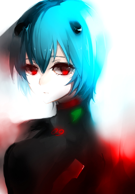10s 1girl alternate_costume ayanami_rei bad_id bad_pixiv_id black_bodysuit blue_hair bodysuit evangelion:_3.0_you_can_(not)_redo female_focus mecha_pilot_suit neon_genesis_evangelion niimaru plugsuit_(evangelion) rebuild_of_evangelion red_eyes short_hair solo