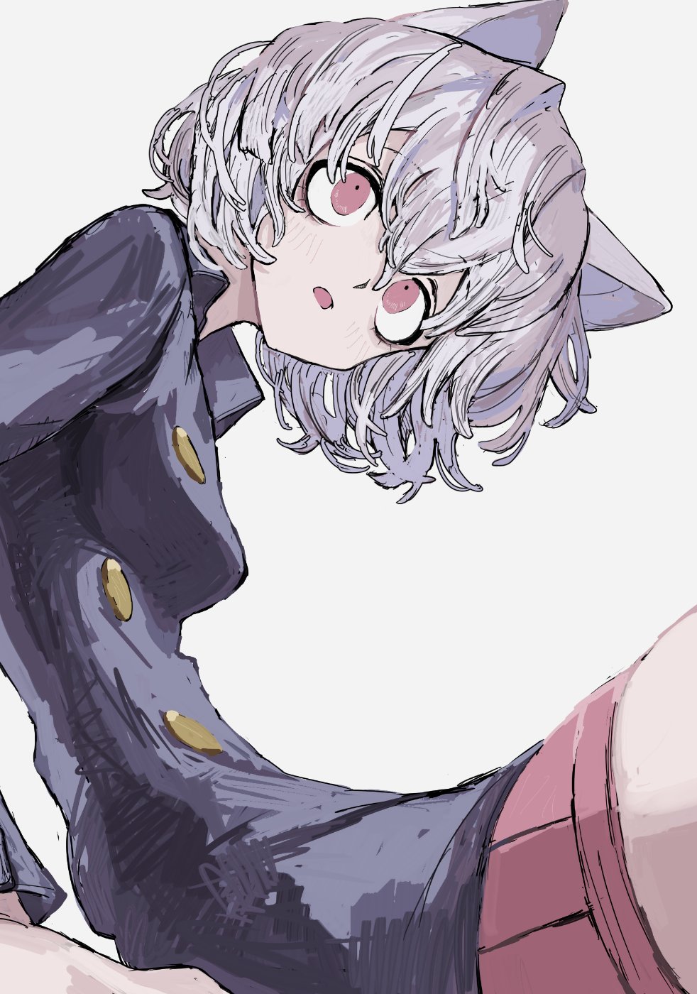 1girl animal_ears cat_ears cat_girl highres hunter_x_hunter maikeru_(dk_maikel) neferpitou short_hair shorts tagme