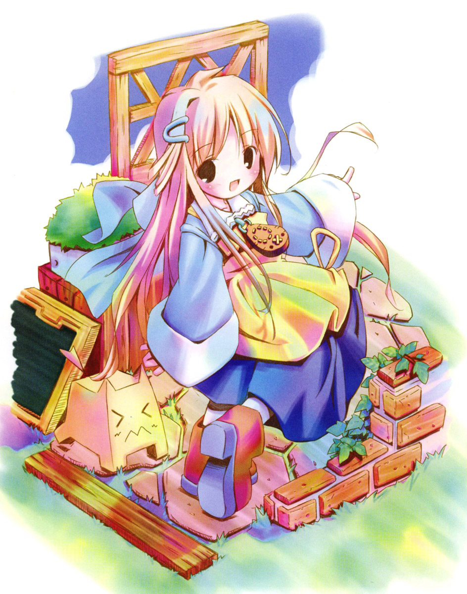 1girl dress female_focus highres hiiragi_hinata hinatabokko long_hair pop solo tagme