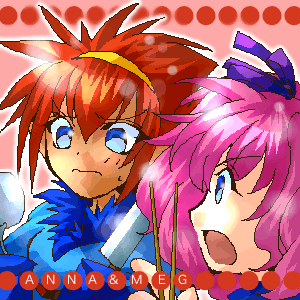 anna_(legendz) harpy_(legendz) legendz legendz_(creature) long_hair lowres meg_sprinkle pointy_ears short_hair twintails