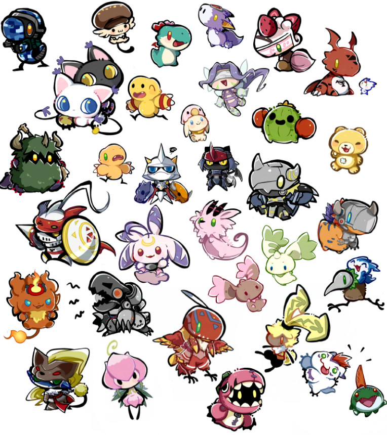agumon agumon_(digimon_savers) betamon blacktailmon blackwargreymon burgamon chibimon commandramon coronamon culumon digimon digimon_(creature) dorumon dracomon duftmon dukemon ex-tyranomon fairimon fumamon garudamon ghilliedhumon gloves gomamon guilmon head_wings holydramon horns kiwimon lilimon long_hair lopmon lunamon mask metalgreymon monzaemon mugendramon omegamon plotmon pururumon running shortmon symbareangoramon tailmon terriermon togemon wings