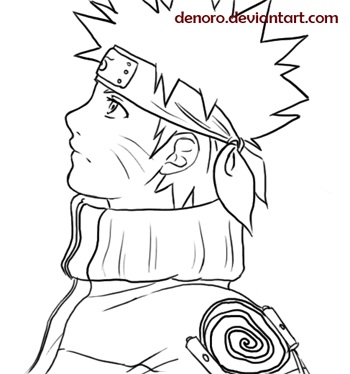 animated animated_gif artist_name bug butterfly denoro facial_mark forehead_protector insect konohagakure_symbol lineart lowres monochrome naruto_(classic) naruto_(series) ninja photoshop_(medium) sigh signature solo spiked_hair uzumaki_naruto whisker_markings