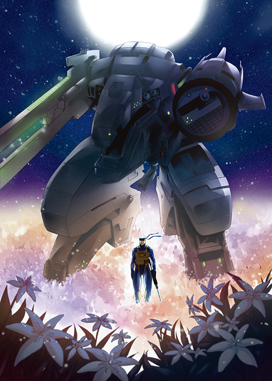 1boy cannon directed-energy_weapon energy_cannon free-electron_laser_cannon konami laser_cannon magnetic_weapon mecha metal_gear_(series) metal_gear_rex metal_gear_solid metal_gear_solid_4:_guns_of_the_patriots old old_man old_snake railgun robot solid_snake weapon white_hair xm3bp6