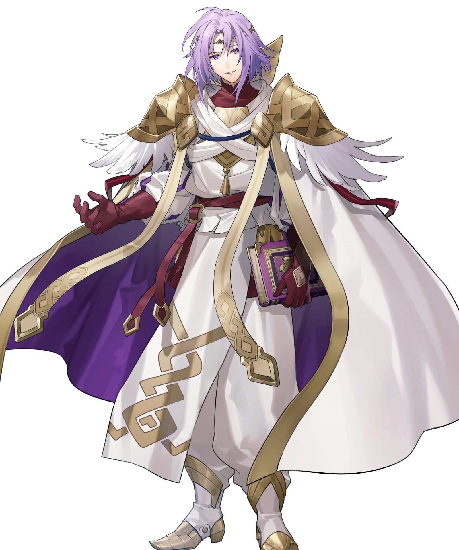 1boy fire_emblem fire_emblem:_the_sacred_stones fire_emblem_heroes highres lyon_(fire_emblem) lyon_(resplendent)_(fire_emblem) male_focus nintendo non-web_source official_alternate_costume official_art purple_eyes solo
