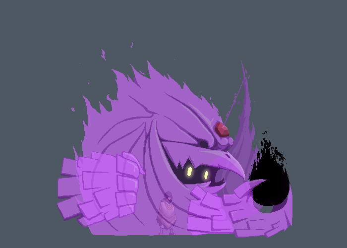 1boy animated animated_gif armor bow fire fireball forehead_jewel full_body gem magic pixel_art poncho susanoo_(naruto) uchiha_sasuke z-studios