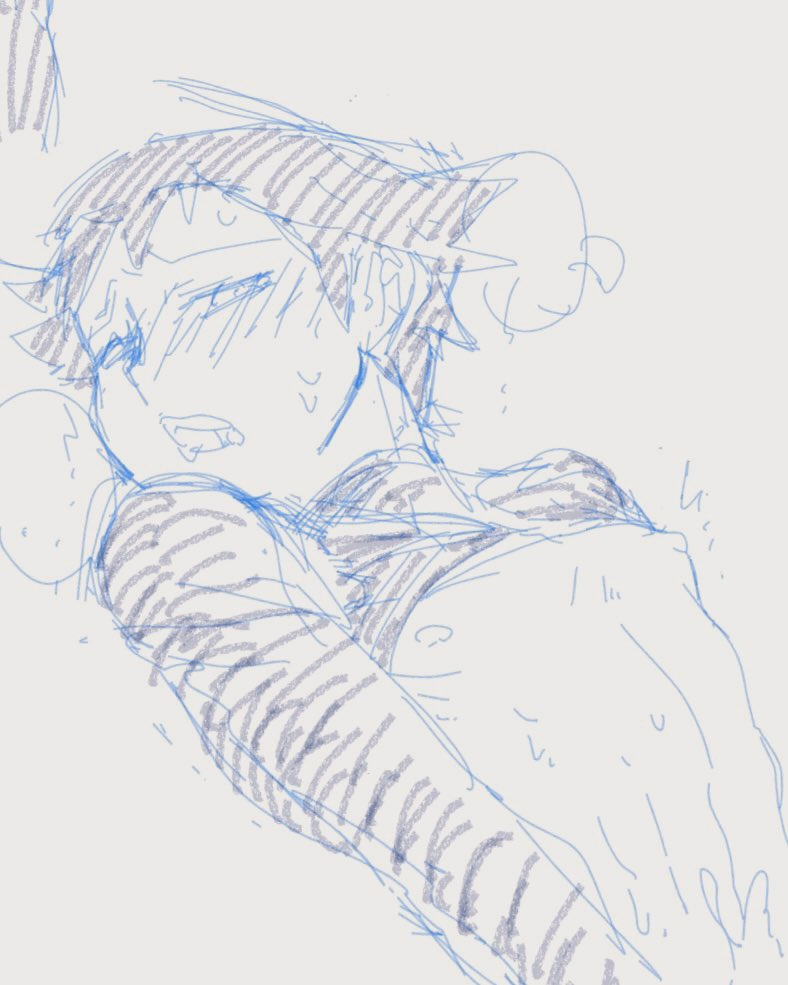 1boy ca_pkmn cum drooling implied_sex male_focus red_(pokemon) shrit_lift solo sweat turtleneck