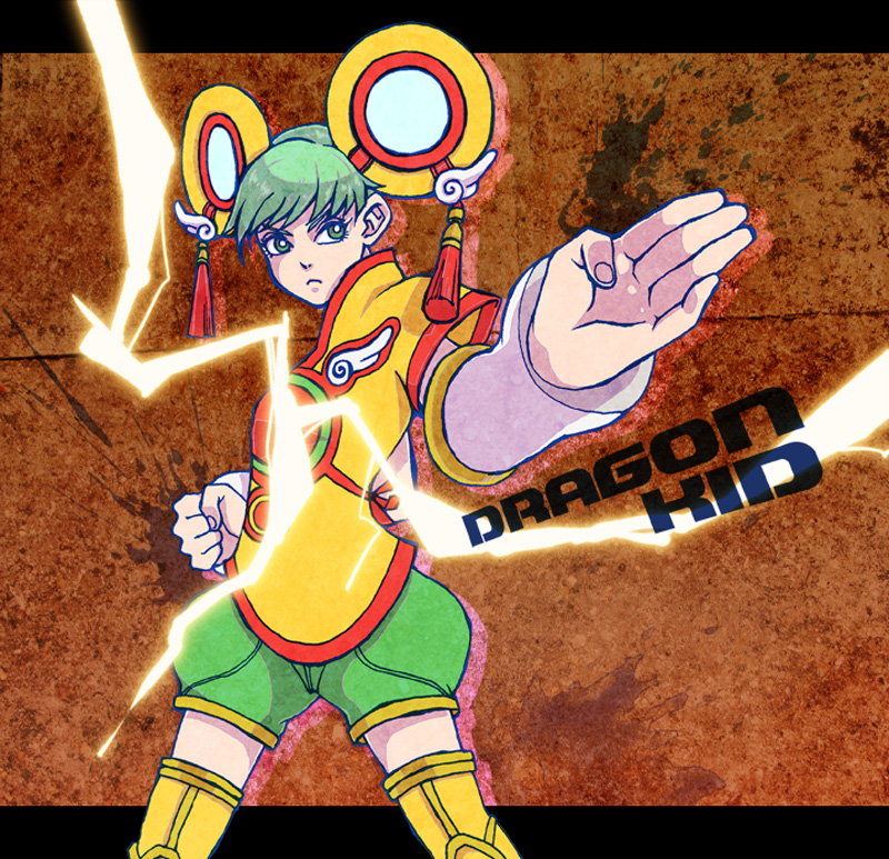 10s 1girl bad_id bad_pixiv_id chinese_clothes detached_sleeves dragon_kid electricity female_focus fighting_stance green_eyes green_hair hat huang_baoling matching_hair/eyes short_hair shorts solo superhero_costume thighhighs tiger_&amp;_bunny yumegiwa3226