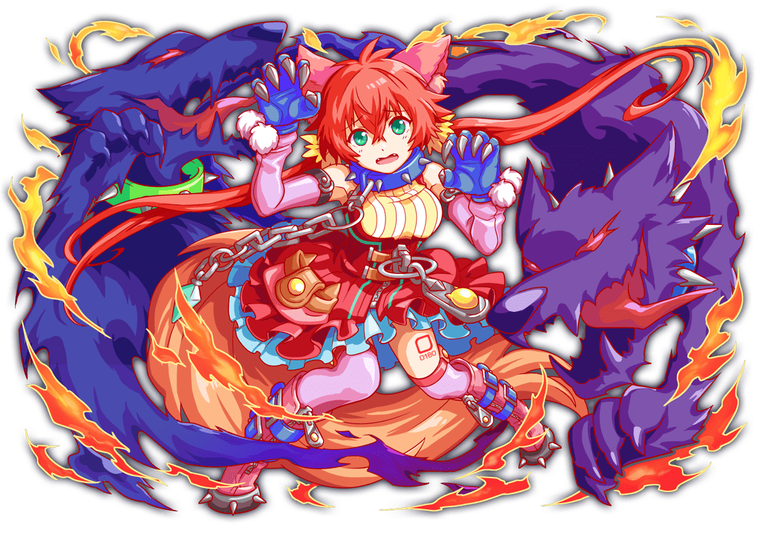 1girl alternate_animal_ears alternate_costume alternate_hair_length alternate_hair_ornament alternate_hairstyle alternate_nail_color alternate_tail animal_collar animal_ear_fluff animal_ears anime_coloring aqua_dress aqua_gloves armpit_crease artist_request asymmetrical_legwear bare_shoulders belt belt_boots belt_buckle blue_belt blue_collar boots breasts buckle cerberus cerberus_(crash_fever) chain chain_leash claw_pose claws collar crash_fever crossed_bangs detached_sleeves dog dog_ears dog_girl dog_tail dress ears_back facing_viewer fangs fire frilled_dress frills full_body game_cg gem glove_cuffs gloves green_collar green_gemstone grey_nails hair_between_eyes hair_ornament hair_scrunchie knee_boots large_breasts large_tail layered_dress leash legs_apart long_hair looking_at_viewer low-tied_long_hair low_twintails number_tattoo numbered o-ring official_alternate_animal_ears official_alternate_hair_length official_alternate_hair_ornament official_alternate_hairstyle official_alternate_tail official_art open_mouth orange_tail outline pink_boots pink_sleeves pink_thighhighs pocket pom_pom_(clothes) purple_nails red_dress red_eyes red_hair red_outline scrunchie shirt shirt_under_dress short_dress sleeveless sleeveless_shirt spiked_collar spiked_footwear spikes square square_tattoo standing striped_clothes striped_shirt tachi-e tail tattoo teeth thighhighs third-party_source tongue tongue_out transparent_background twintails underboob upper_teeth_only vertical-striped_clothes very_long_hair white_stripes worried yellow_fire yellow_outline yellow_stripes zipper_footwear zipper_pull_tab
