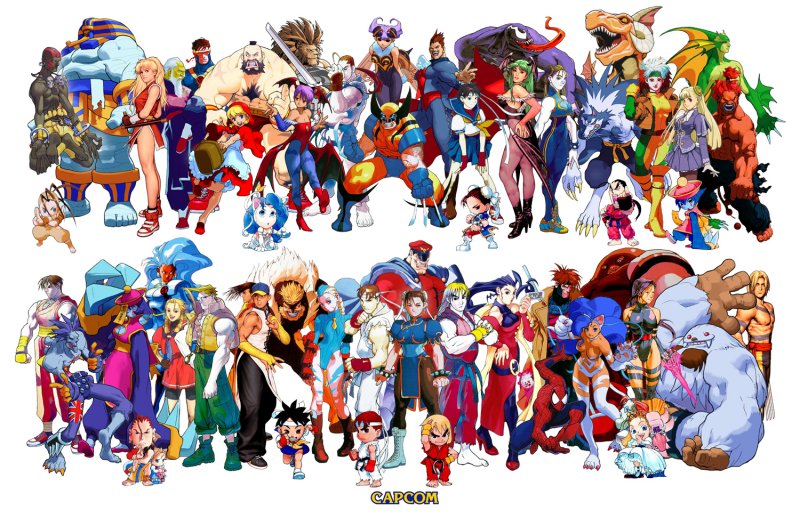 6+boys 6+girls akuma_(street_fighter) anakaris anita_(darkstalkers) b.b._hood balrog bengus bike_shorts cammy_white capcom capcom_fighting_jam capcom_vs_snk_(series) charlie_nash chibi chun-li company_logo crossover cyberbots cyclops_(x-men) darkstalkers demitri_maximoff devilot_de_deathsatan_ix dhalsim donovan_baine everyone fangs felicia final_fight gallon gambit gen_(street_fighter) genryuusai_maki hauzer hibiki_dan hsien-ko ibuki_(street_fighter) ingrid kanzuki_karin kasugano_sakura ken_masters leo_(warzard) lineup lord_raptor m._bison marvel marvel_vs._capcom marvel_vs._capcom_2 mori_toshiaki morrigan_aensland multiple_boys multiple_girls official_art psylocke q-bee rikuo_(darkstalkers) rogue_(x-men) rose_(street_fighter) ryu_(street_fighter) sabertooth_(x-men) sasquatch_(darkstalkers) shoes simple_background sneakers spider-man spider-man_(series) storm_(x-men) street_fighter street_fighter_iii street_fighter_zero street_fighter_zero_3 super_puzzle_fighter_ii_x the_juggernaut vampire_savior:_the_lord_of_vampire venom_(marvel) warzard white_background x-men x-men_vs._street_fighter yang_lee yun_lee zangief