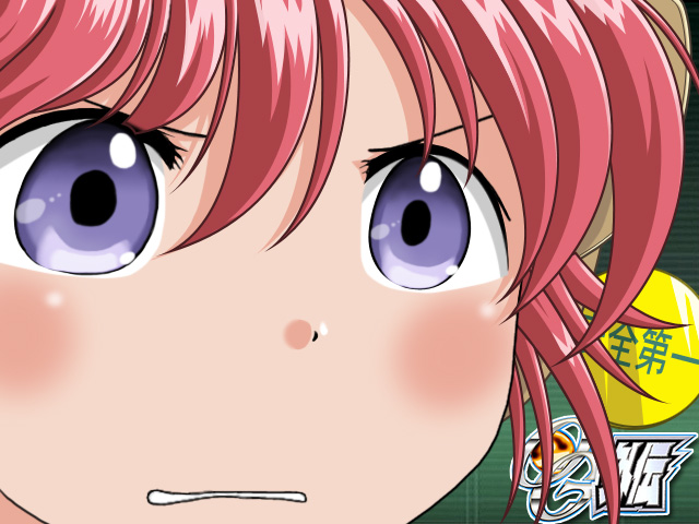banpresto gununu_(meme) meme mizuho_saiki purple_eyes red_hair solo super_robot_wars super_robot_wars_original_generation